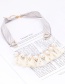 Fashion Beige Tassel&pearl Decorated Necklace