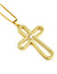 Fashion Gold Color Hollow Out Design Pure Color Necklace