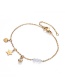 Fashion Gold Color Star&heart Shape Decorated Bracelet