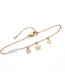 Fashion Gold Color Star&heart Shape Decorated Bracelet