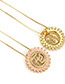 Fashion White Letter Shape Decorated Hollow Out Necklace
