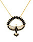 Fashion Black Bird Shape Decorated Necklace