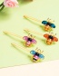 Lovely Orange Bee Shape Decorated Hairpin
