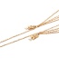 Fashion Gold Color Full Diamond Decorated Body Chain