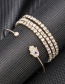 Fashion Gold Color Multi-layer Design Bracelet(4pcs)