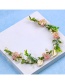 Fashion Green Flower Shape Decorated Hair Accessories