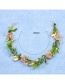Fashion Green Flower Shape Decorated Hair Accessories
