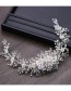 Fashion White Full Diamond Decorated Hair Accessories