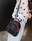 Fashion Silver Color Zipper Decorated Backpack