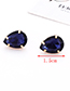Fashion Ligh Pink Waterdrop Shape Decorated Earrings