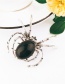 Fashion Black Spider Shape Decorated Brooch