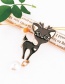 Fashion Black Beer Shape Decorated Brooch