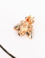 Fashion Yellow Insect Shape Decorated Brooch