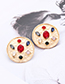 Fashion Antique Cuprum Round Shape Decorated Earrings