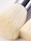 Fashion Pink+beige Color Matching Design Cosmetic Brush(7pcs With Bag)