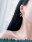 Fashion Gold Color Star Shape Deisgn Earrings