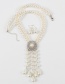 Fashion White Tassel Decorated Jewelry Sets