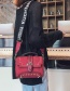 Fashion Black Rivet Decorated Bag
