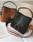 Fashion Brown Square Shape Design Simple Bag