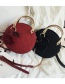 Fashion Red Round Shape Decorated Bag