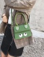 Fashion Green Eye Pattern Decorated Bag