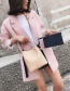 Fashion Pink Bucket Shape Decorated Bag(2 Pcs)