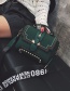 Fashion Green Rivet Decorated Bag