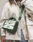 Fashion Green Letter Pattern Decorated Handbag