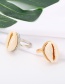 Fashion Gold Color Shell Shape Decorated Ring