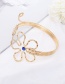 Fashion Gold Color Flower Shape Decorated Arm Chain