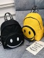 Fashion Yellow Smile Face Pattern Decorated Backpack