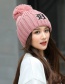 Fashion Pink Letter Pattern Decorated Hat