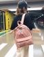 Simple Pink Bowknot Shape Decorated Backpack