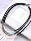 Fashion Silver Color Color Matching Decorated Multi-layer Necklace