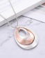 Fashion Gold Color+silver Color Round Shape Decorated Necklace