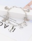 Fashion Silver Color Starfish&shell Shape Decorated Anklets