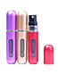 Fashion Silver Color Pure Color Decorated Cosmetic Bottle