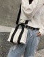 Fashion Pink Square Shape Design Detachable Shoulder Bag