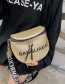 Fashion Black Pure Color Design Wide-strap Shoulder Bag