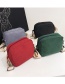 Fashion Red Letter Pattern Design Pure Color Shoulder Bag