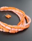 Fashion Orange Cylindrical Shape Design Multi-layer Jewelry Sets