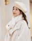 Fashion White Labeling Pattern Decorated Pure Color Scarf