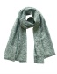 Fashion White+black Color Matching Design Simple Scarf