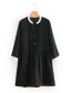 Fashion Black Dots Pattern Design Long Sleeves Dress