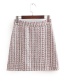 Fashion Multi-color Stripe Pattern Decorated Mini Skirt