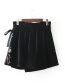 Fashion Black Dandelion&girl Pattern Decorated Skirt