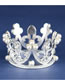 Fashion Silver Color Pearls Decorated Crown Shape Hair Accessory