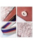 Fashion Pink Wide-strap Design Square Shape Shoulder Bag
