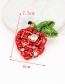 Fashion Red Strawberry Shape Design Simple Patch