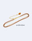 Fashion Gold Color+coffee Beads Decorated Color Matching Bracelet